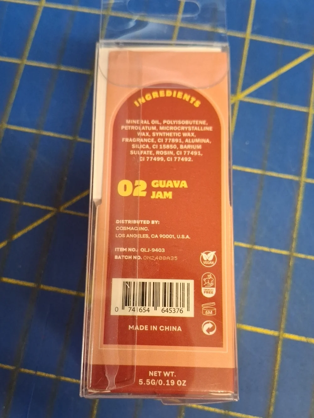 Jam Azing Lip Butter Balm High Shine New 02 Guava Jam